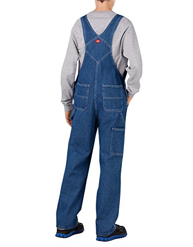 Dickies Big Boys' Denim Bib Overall, Stone Washed Indigo Blue, X-Large (18/20) #TOP1