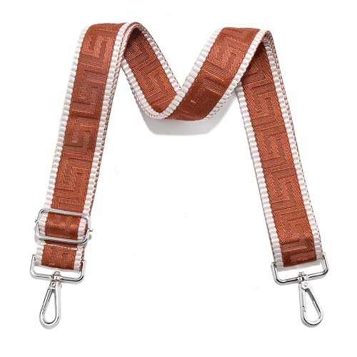 Image of Wide Purse Strap Replacement Crossbody Canvas Shoulder Bag, Universal Adjustable Straps for Bags(55 inchLong)