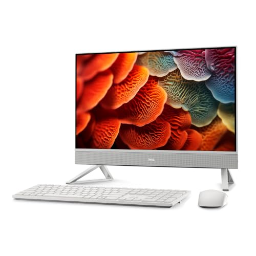 Image of Dell 24 AIO, 13th i5-1334U, 8GB RAM DDR5 512GB SSD,Intel Graphics, 23.8 inch FHD AG,IPS, 99% SRGB|Win 11+MSO'24+O365, Molded Speaker Grill|Intel WiFi 6e, 5MP Pop-Up IR Camera