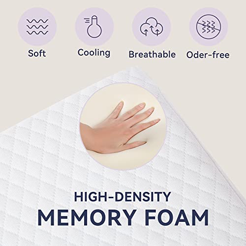 Cilare Cube Pillow For Side Sleepers, Cooling Memory Foam Pillow For Neck Pain - King Size (24”X12 X5) - Cervical Support, Shoulder Relief, Long, Firm, Square, Travel, Queen #TOP3