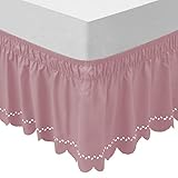 betttuch 200x200 Dies ist ein einfach anzubringender elastischer Bettrock, der Ihr Bett schöner macht und nie wieder eine schwere Matratze anhebt