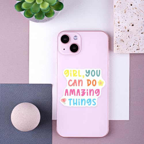 Image of Motivational Faith Quote Vinyl Stickers Pack 9Pcs Uplifting Christian Bible Verses and Inspirational Sayings for Laptop Water Bottle Notebook Phone Journaling
