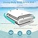TONKOUM 6 x 5.25ft Floating Dock Water Platform, Multi-People Inflatable Dock, Inflatable Water Mat for Lake/Boat/Island/Swimming Pool