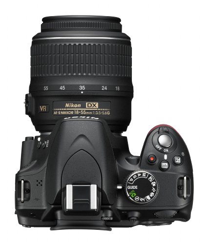 Nikon D3200 Appareil photo numérique Reflex 24.7 Kit + Objectif AF-S DX Nikkor VR 18-55 mm + Objectif 55-200 mm Noir - Image 8