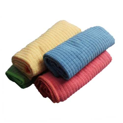 FIXOSHEE 8 Piezas Paños de Cocina Absorbentes Unidades Trapos Multifunción para Limpieza Doméstica Toallas para Fregar y Secar Colores Surtidos Alta Absorción y Fácil Uso