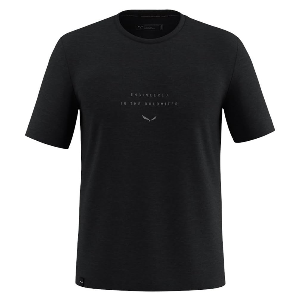 Salewa Men's Noir T-Shirt Eagle Eitd Am