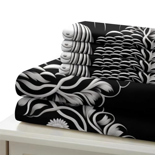 Housse de couette Bouddha microfibre anti-plis avec fermeture éclair pratique - 7