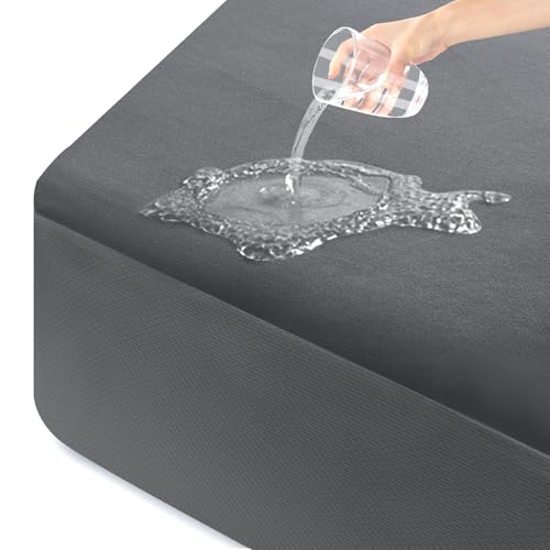 ohano Wasserdichter Matratzenschoner 140x200cm, Feinem Flanell Mikrofaser-Spannbettlaken, Inkontinenzauflage, Nässeschutz Bettlaken...