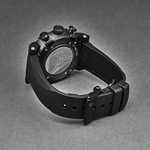 Romain Jerome Men's 'Titanic-DNA Chronograph Black Dial Black Rubber Strap Automatic Watch RJ.TI.CH.101.20 - Image 3