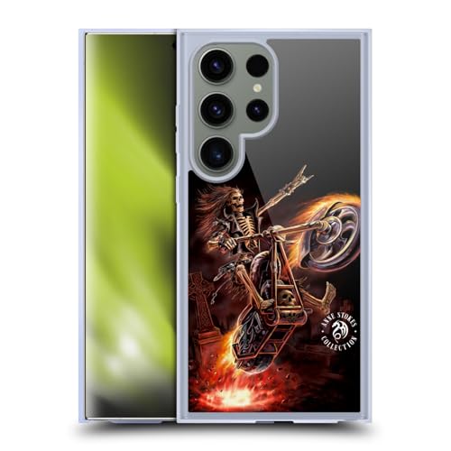 Coque S24 Ultra MagSafe Anne Stokes Finition Premium Cavalier Feu Tribal