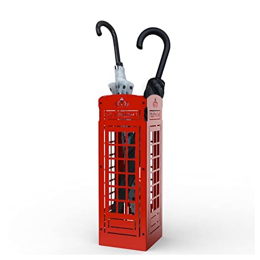 Mango Steam Slim Red Umbrella Stand