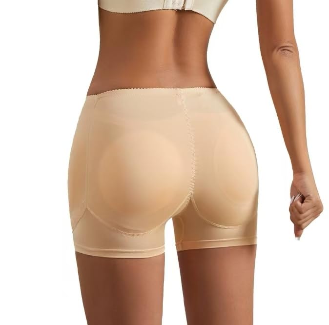 munaafi Butt and Hip Fake Pad Enhancer Panties for Women Seamless Removable Padded Buttock Control Boyshort.-picture-48