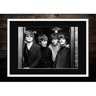 Impression de The Beatles Rubber Soul | Les Beatles | Cadre de la galerie | A4 (29.6×21.0cm), Black matt with White… - Les Beatles, Paul McCartney, John Lennon, RIngo Starr, George Harrison Impression de The Beatles Rubber Soul | Les Beatles | Cadre de la galerie | A4 (29.6x21.0cm), Black matt with White… – Image 7
