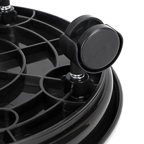 Miniatura 5 de Skelang 3 Soportes Para Macetas Con Ruedas, 30 Cm, Soporte Rodante, Plantas, Soporte Para Plantas Con Rueda Para Plantas De Interior Y Exterior, Capacidad De Carga, 56 Kg, Color Negro