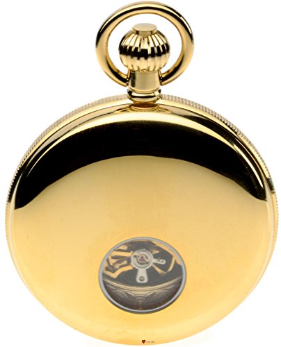 Reloj de bolsillo doble hunter mecánico I LUV LTD: el complemento ideal para trajes formales 2