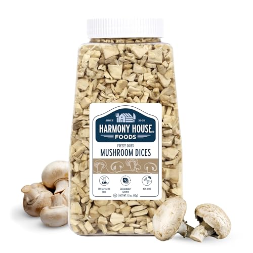 Harmony House Foods Freeze-Dried Mushroom Dices