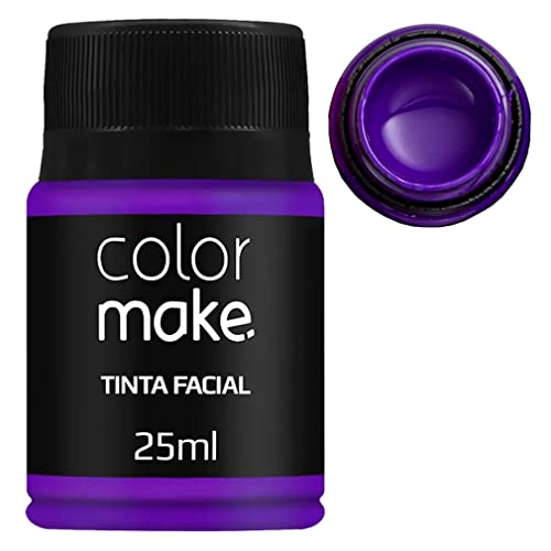 Tinta Facial Liquida Pote 25 Ml Roxo
