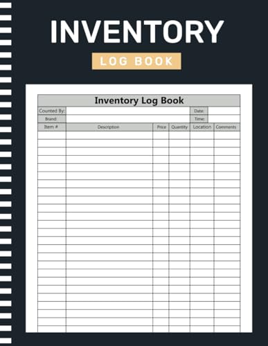 Inventory Log Book: Inventory Organizer For Small Business and Personal Use ( 105 Pages ''8.5x11'' Inches )
