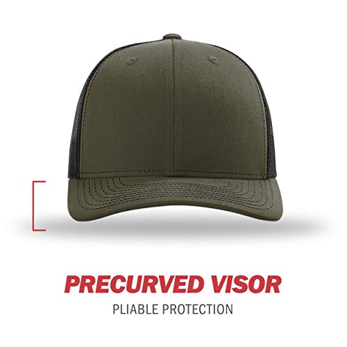 Image of Richardson 112P Patterned Snapback Trucker Hat - Custom Leather Patch Hat | No Minimals | Volume Tiered Pricing