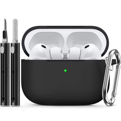 The Package Include: You will get 1 x Case Cover for Airpods Pro 3 & 1 x Anti-lost Keychain/Carabiner & 1 x Cleaning pen,You can hang in any place you like, and don't have to worry about earphones losing.