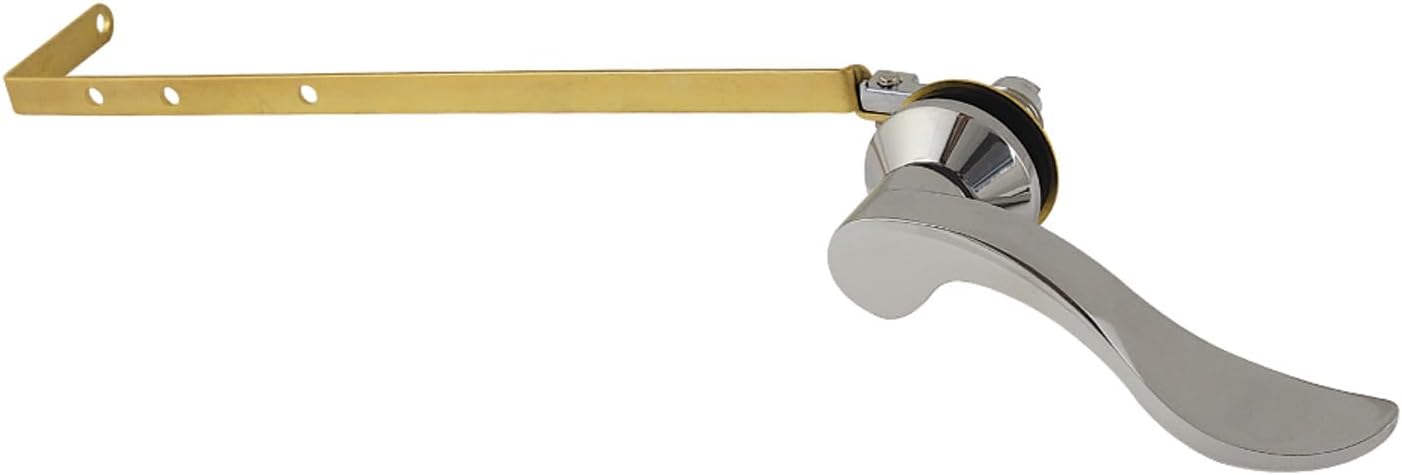 Kingston Brass KTDFLD7 NuWave Universal Front or Side Mount Toilet Tank Lever, Brushed Brass
