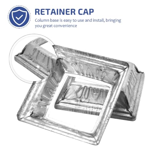 Cubierta de poste anticorrosión de hierro galvanizado 40x40 para terrazas resistentes 6