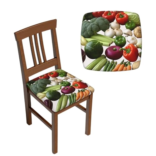 SDTYKHJ Introduction of Various Vegetables Seat Covers for Dining Room
