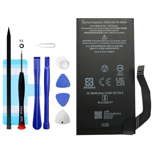 Vvuilsty GP5JE Replacement Battery for Pixel 7A GWKK3 GHL1X,Rechargeable 0 Cycle Battery Compatible with Google Pixel 7A GWKK3 GHL1X G0DZQ G82U8 with Repair Tool Kits