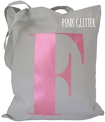Alphabet Tote Bag Initial Monogram Personalised Letter