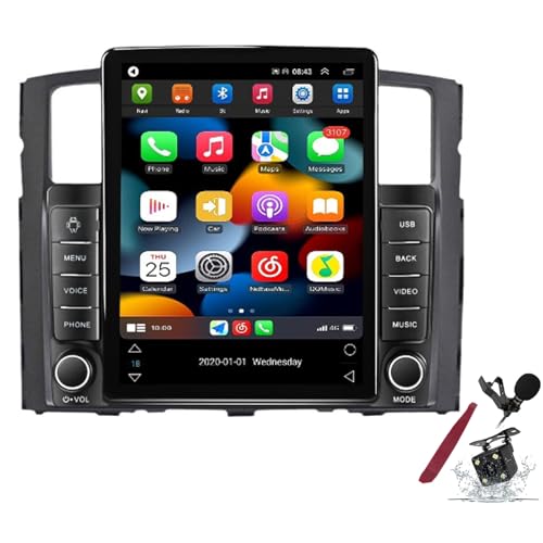 Autoradio GPS Android 15 pour Pajero 2006-2014, écran 9,7" résolvant les bugs de navigation
