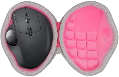 co2CREA Hard Case Replacement for Logitech MX Ergo / Ergo M575 Wireless Trackball Mouse (Pink Case)