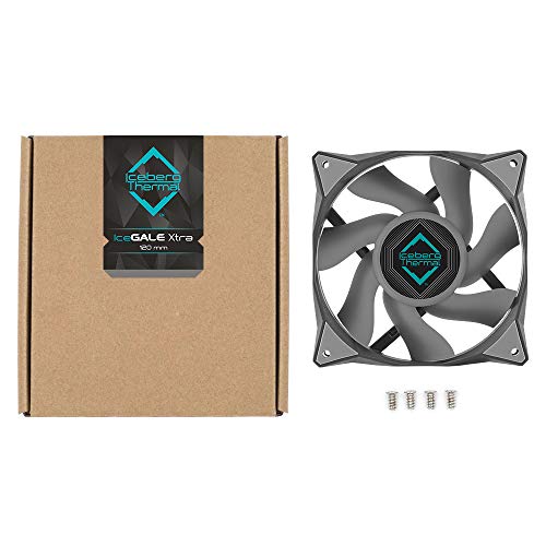 Iceberg Thermal IceGALE Xtra 120mm PWM High Performance Case Fan (Gray) by IceGALE - Image 2