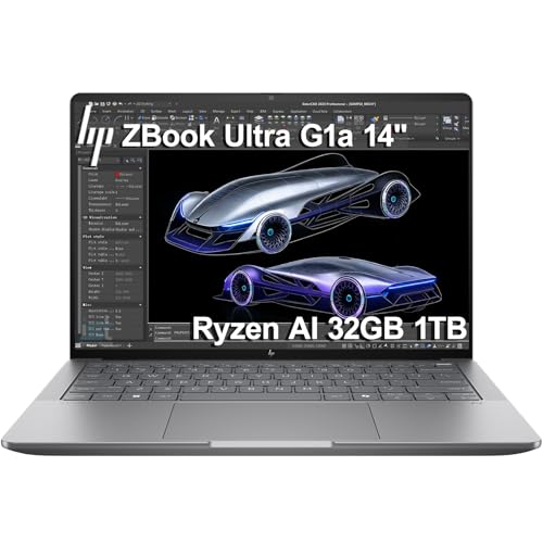 HP ZBook Ultra G1a Laptop, 14" FHD+, AMD Ryzen AI Max PRO 385, 32GB/1TB