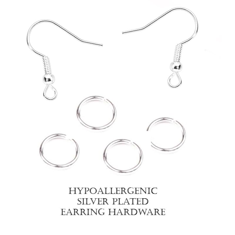 Cheerleader Earrings Silver Plated Fishhooks Hypoallergenic Yazzle Dazzle Sports Red Pom Pom3