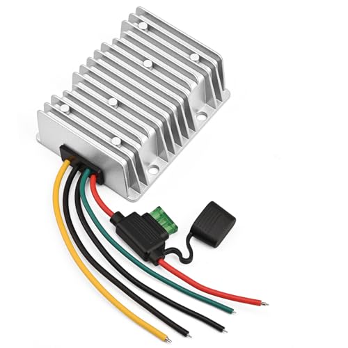 Acc Control 30A 360W DC 24V 48V 36V to 12V Step Down Converter Volt Golf Cart Voltage Reducer Regulator Buck Transformer Waterproof with Fuse