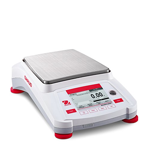 OHAUS AX2202/E Adventurer Precision Toploading Balance, 2200g Capacity, 0.01g Readability, 3.94