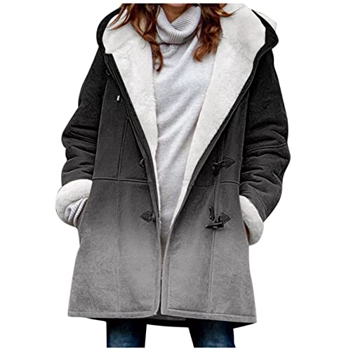 Veste décontractée à boutons en polaire unie noire au style ample et moderne
