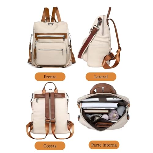 Bolsa Casual Espaçosa Alça Transversal Lateral Impermeavel Anti Furto Estilosa Elegante Média Mochil
