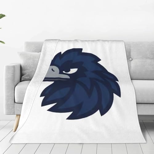 XRPUONG Monmouth University Fleece Blanket, Very Soft Microfiber Flannel Blanket for Couch Warm and Cozy for All Seasons