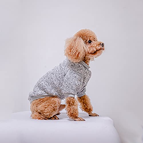 Pack Of 3 Dog Hoodies Knitwear Dog Sweaters Stretchy Pet Clothes Soft Puppy Pullover Cat Hooded Shirts Casual Dog Sweatshirts For Small Dogs Cats Warm Dog Shirts Winter Puppy Sweater (Dark Colors, M) #TOP6