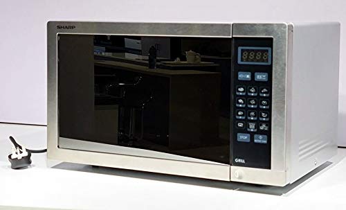 Sharp R77 220V Stainless Steel Microwave Oven With Grill, 34 L, Stainless Steel (Not For Usa) #TOP1