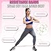Figure 8 Fitness Resistance - Exercise Tube Band Set of 3 for Arm and Shoulder Stretch Non-Slip Handles, Home Gym,Yoga,Pilates & Toning Women and Men