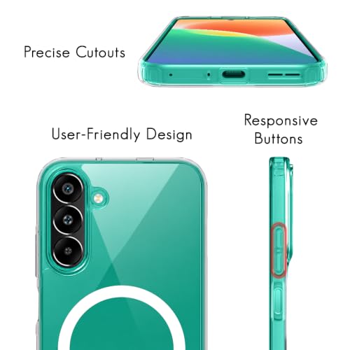 Image of TheGiftKart Ultra-Hybrid Back Case Cover for Samsung Galaxy F70 Pro 5G Compatible with MagSafe | Hard Crystal Clear Back | Shockproof Bumper Cover Case for Samsung F70 Pro 5G (PC & TPU, Transparent)