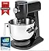 GE Profile Smart Stand Mixer, Built-In Smart Scale & Auto Sense Technology, 7qt Stainless Steel Bowl, 11 Speed, Includes Dough Hook, Beater, 11-Wire Whip, WiFi Connected, Carbon Black