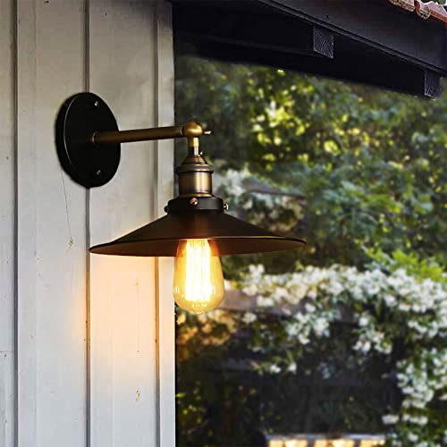 Farol retro de pared para terrazas y cafés con encanto americano e iluminación vintage E27 6
