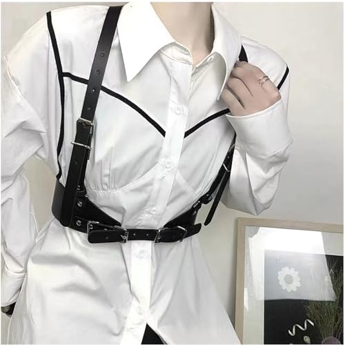 Punk Belt Fashion Body Chain Harness Belt for Women Goth Body Adjustable Waist Belts Rave Halloween For Party Dating4