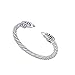 KKJOY Bracciale Vichingo Uomo in Metallo con testa di Corvo, Braccialetto del Polsino Regolabile, Accessori Uomo, Portafortuna Regalo Laurea Uomo