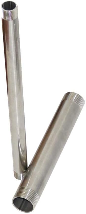 Hose Connector Adapter 8/10/15/20Cm 3/4" Double Male Thread Connector Pipe Water Pipe Adapter Shower Rod Extension Tube Male X Male (Diameter : 20Cm X 3I4 Inch)/8Cm * 3I4 inch