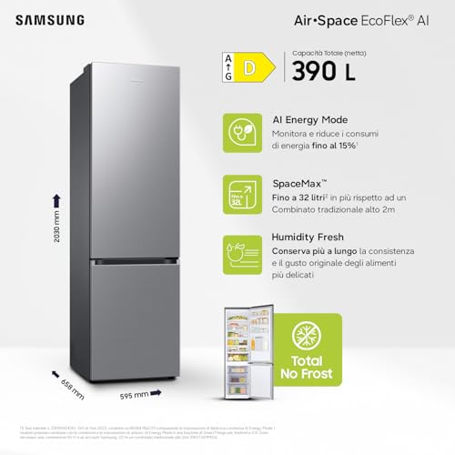 SAMSUNG RB38C600DSA/EF FRIGORIFERO COMBINATO - 2