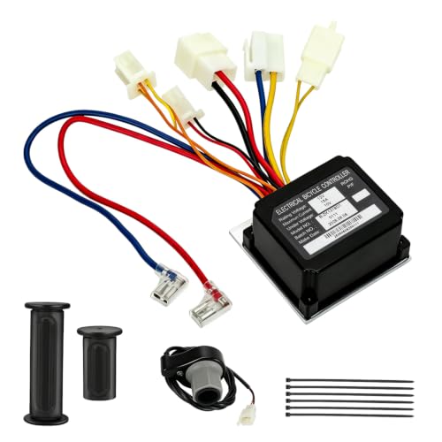 Image of XIKOBY MX125 Controller Kit Replacement for Razor MX125 Dirt Rocket Bike | B-ZK1218D1 Control Module 12V for razor MX125 (V1-V5) Dirt Rocket Electric Bike, Twist Grip Throttle, Handlebar Grips Part